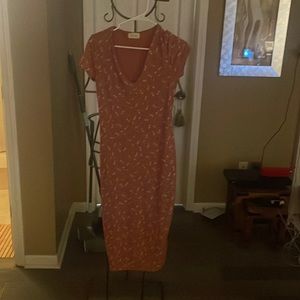 Jessica Simpson, pink with flowers, SIZS:small